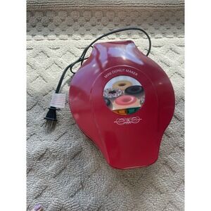 Bella Pink Mini 7 Donut‎ Maker Bake Nonstick Coated